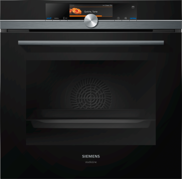 SIEMENS HS858GXB6 - iQ700 STUDIOLINE DAMPFBACKOFEN, SCHWARZ, 5 JAHRE GARANTIE